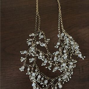 Elegant Gold and Silver Necklace